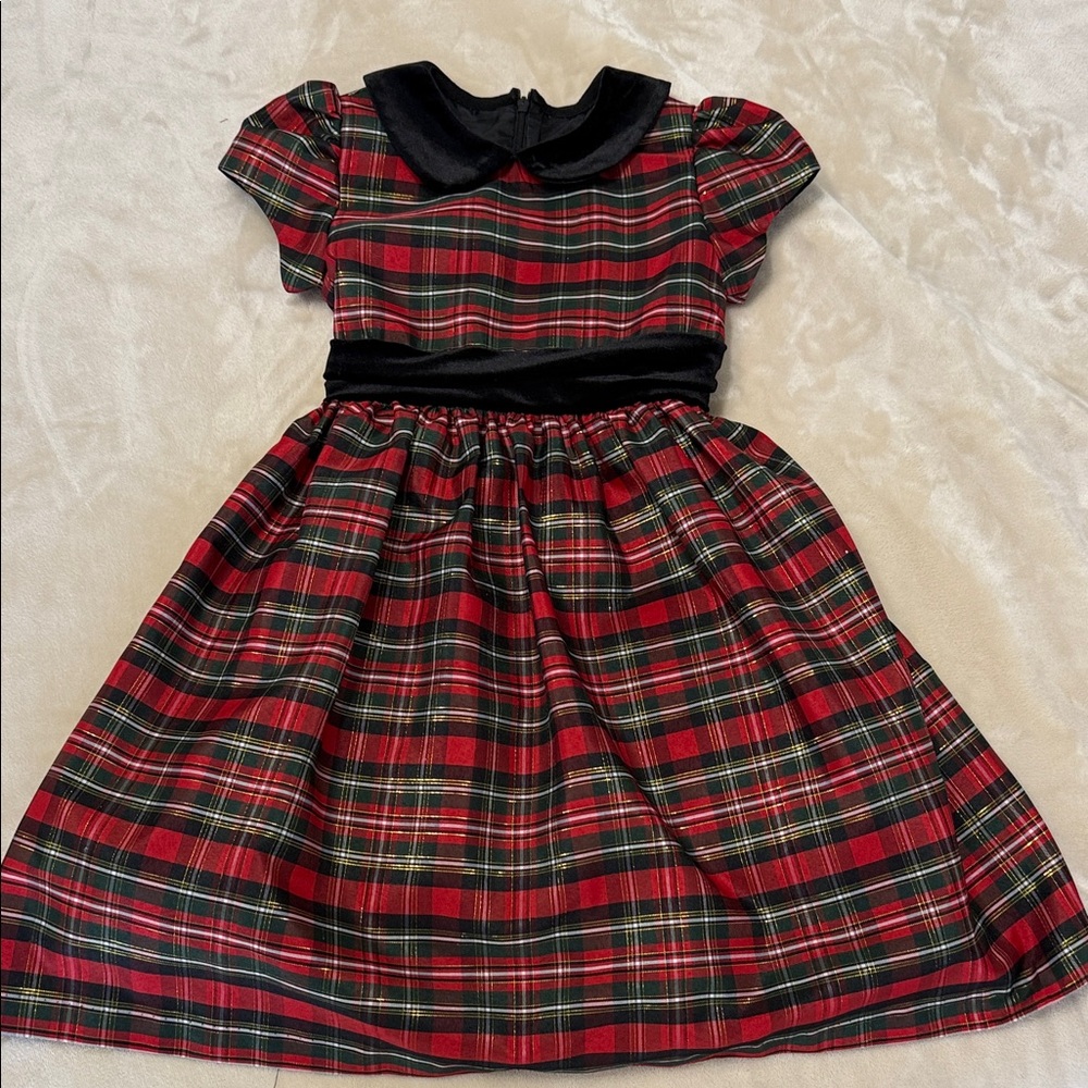 NWOT Jayne Copeland Red and Black Plaid Formal Dress